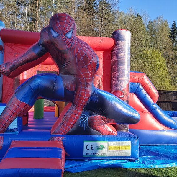 Piepūšamā atrakcija "Spiderman"
